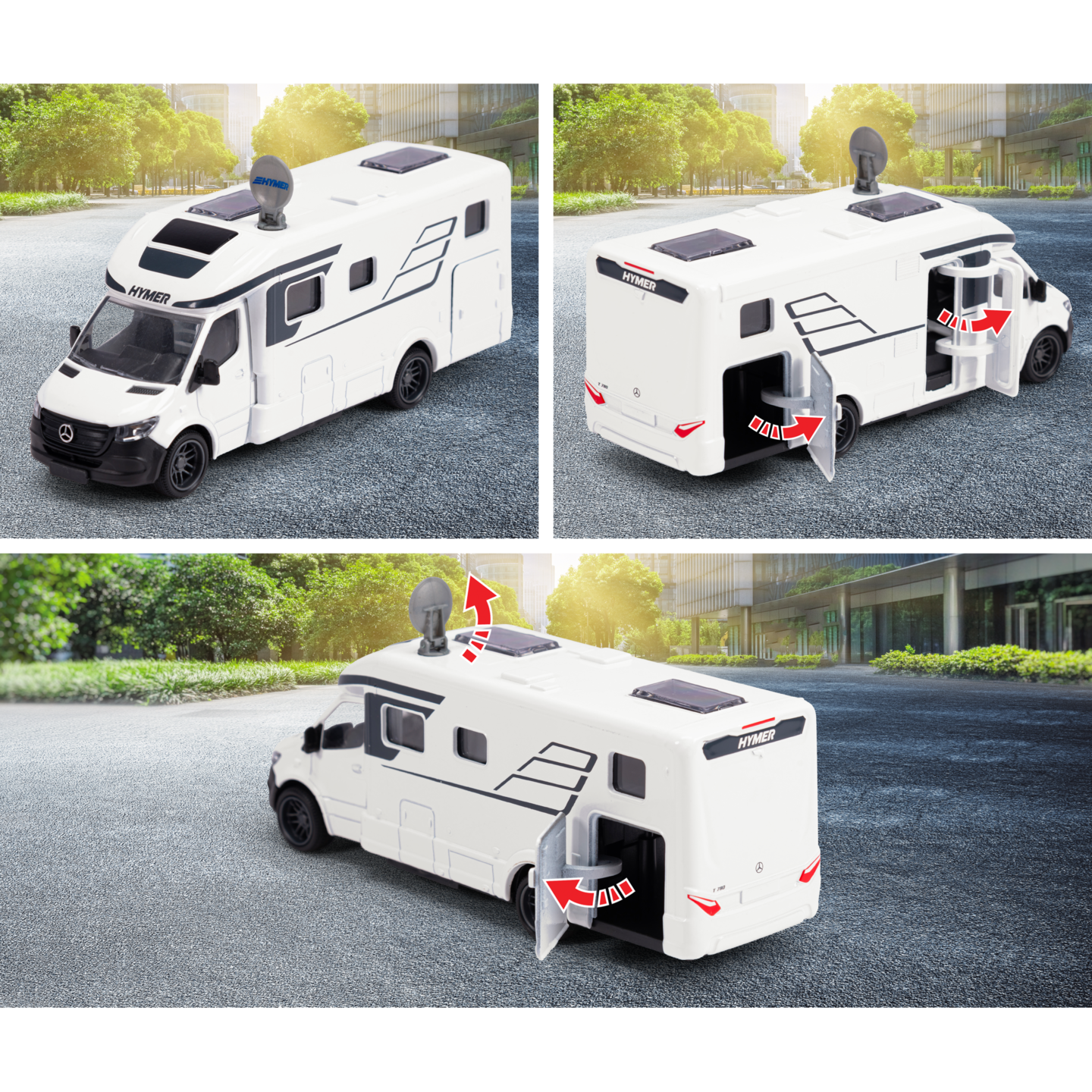 Hymer B-Class Camper, die-cast