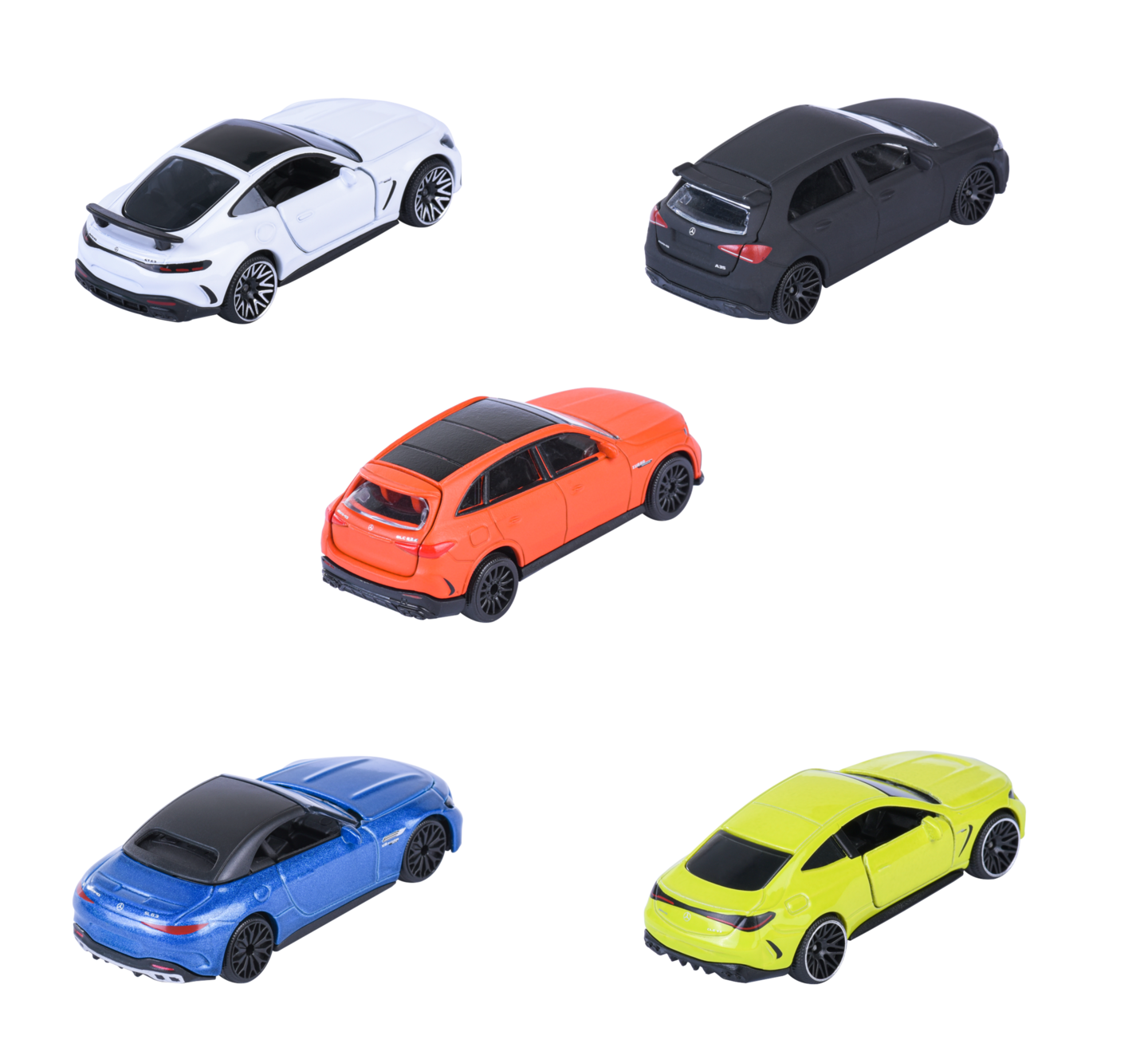 Mercedes-AMG 5 auton lahjapkt, die-cast