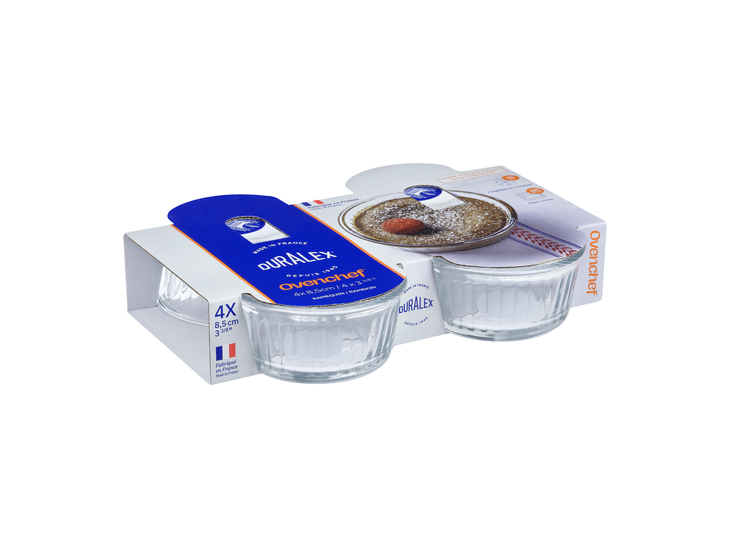 Duralex ramekin annosvuoka 8,5 cm 13 cl 4 kpl
