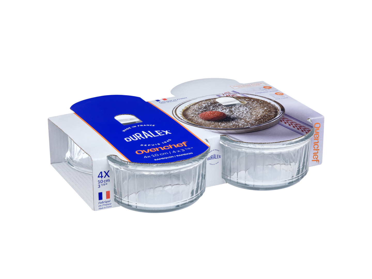 Duralex ramekin annosvuoka 10 cm 24 cl 4 kpl