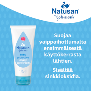 Natusan by Johnson's 3in1 Nappy Care Cream sinkkivoide 110g