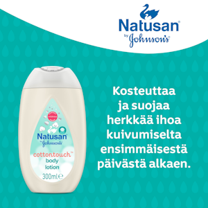 Natusan by Johnson's Cotton Touch Lotion kosteusvoide 300ml