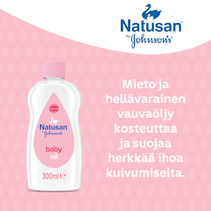 Natusan by Johnson's Baby Oil hoitoöljy 300ml