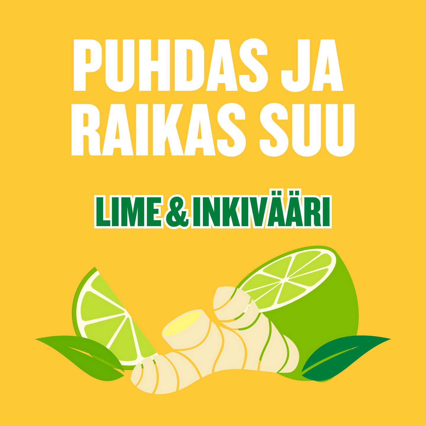 Listerine Fresh Ginger Lime Milder Taste suuvesi 500ml