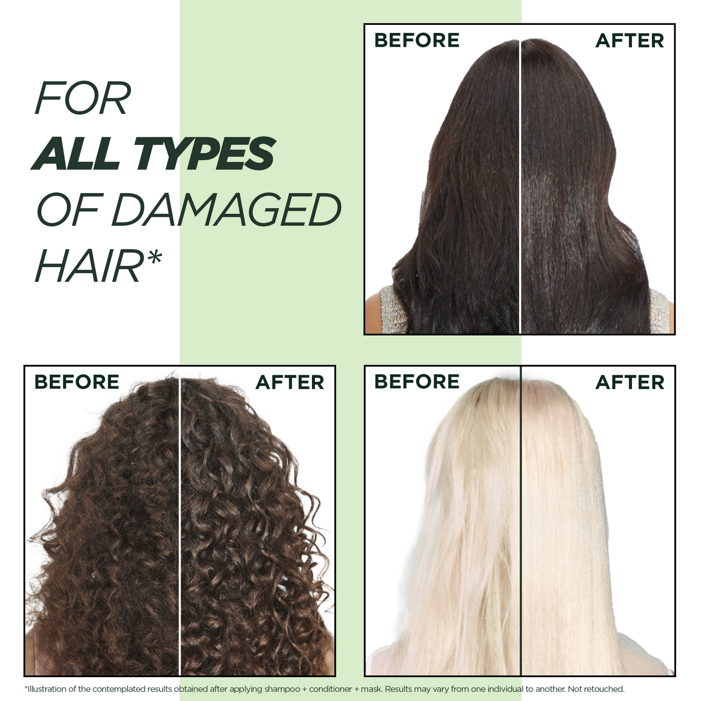 Garnier Fructis hoitoaine 200ml Damage Eraser vaurioituneille ja elottomille hiuksille