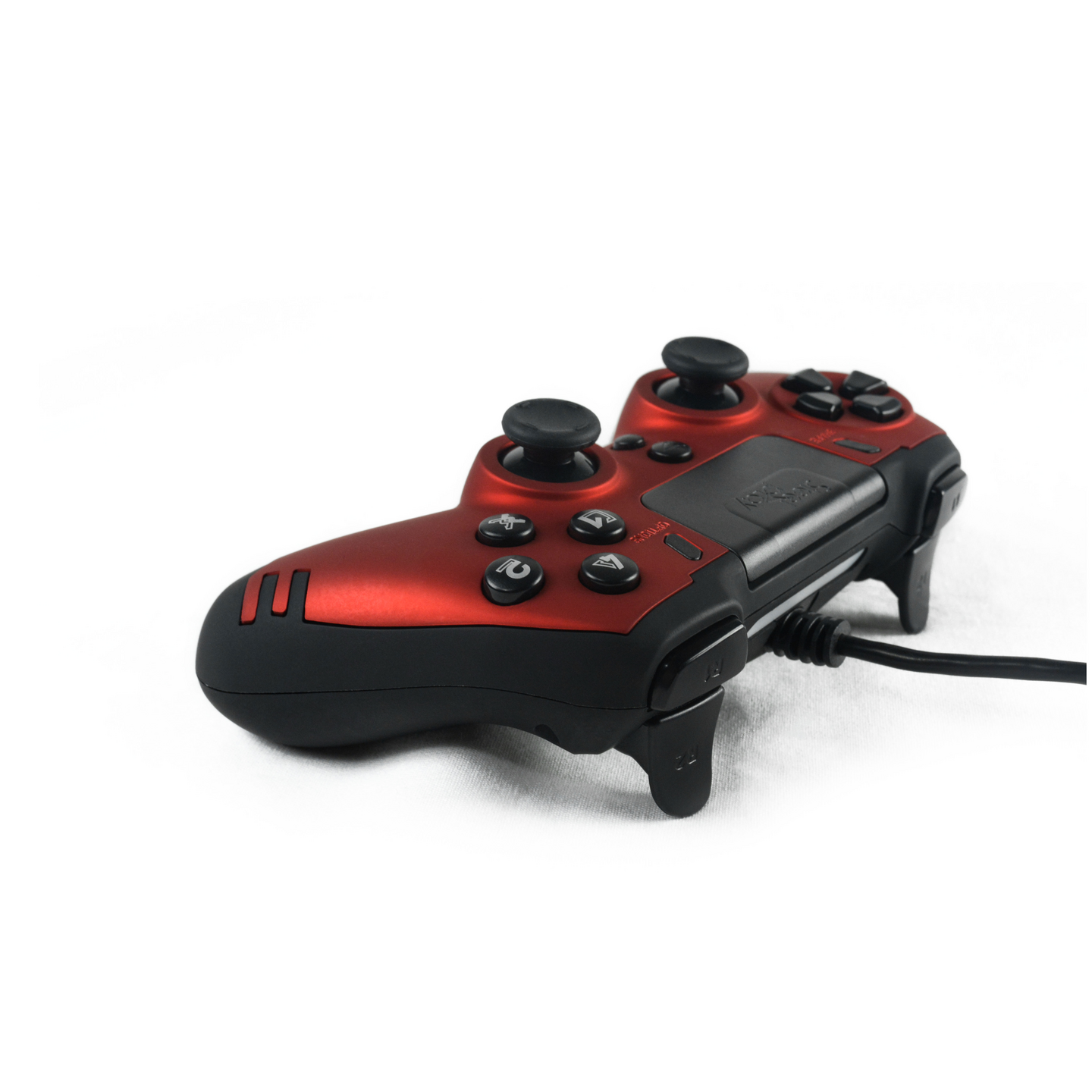 Steelplay PS4 Slim Pack wired -peliohjain, punainen