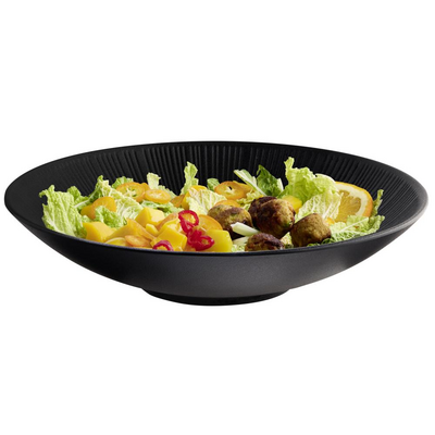 APS Nero kulho pyöreä Ø 35 cm 3,4 l musta melamiinia