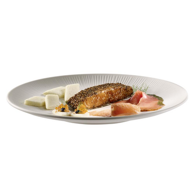 APS Blush vati pyöreä Ø 42 cm beige/valkoinen melamiini