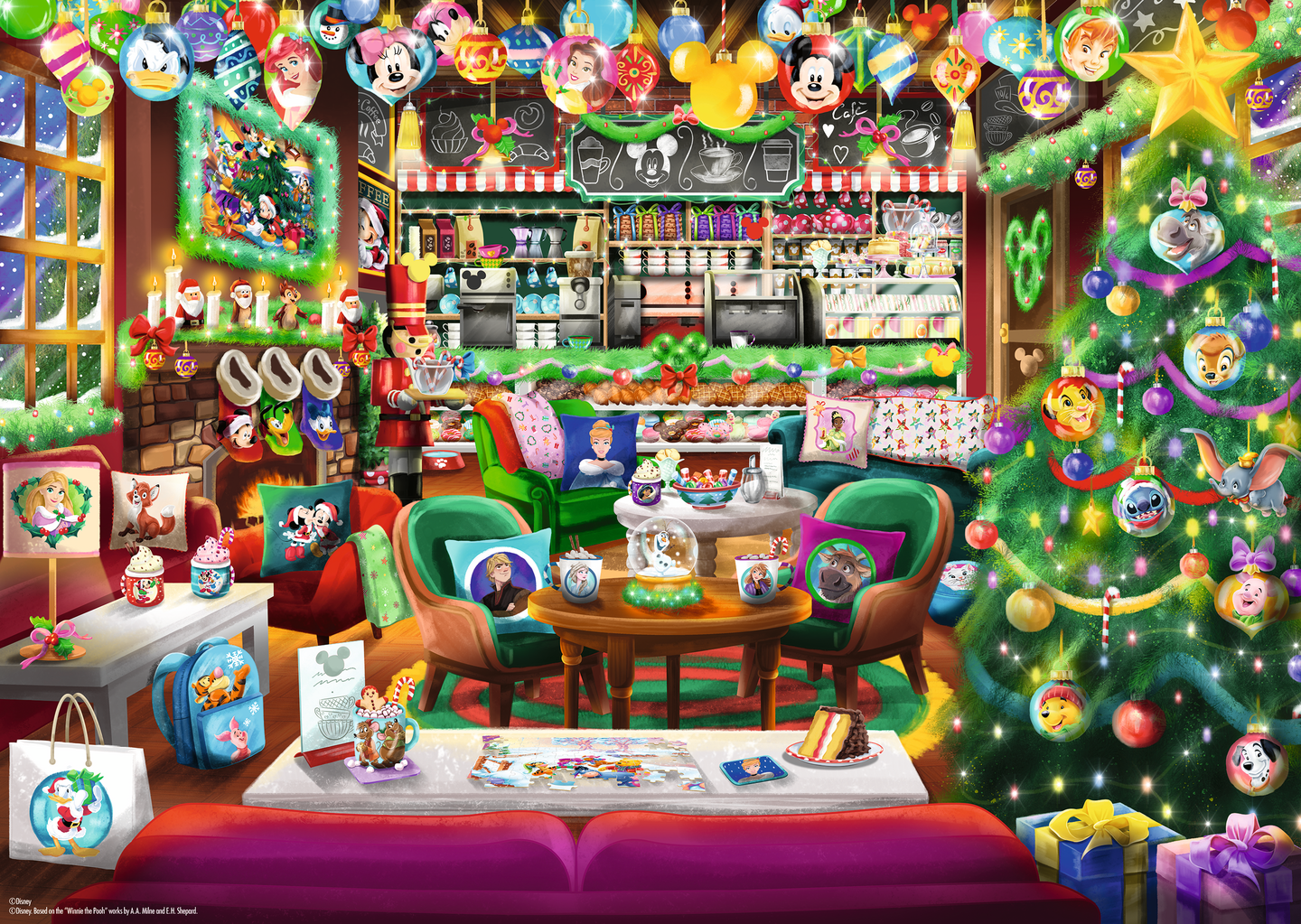 Disney All Aboard for Christm. 1000p