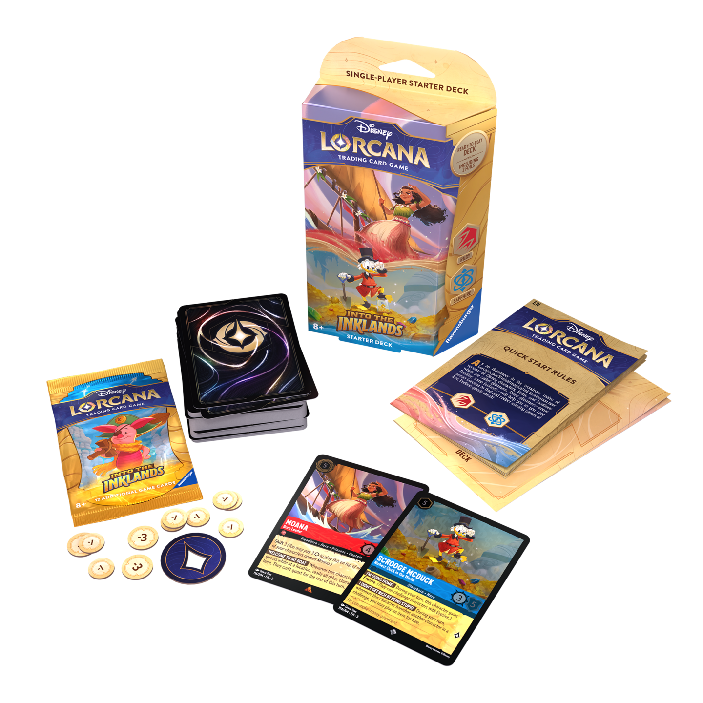 Disney Lorcana Starter B Set 3 aloituspakkaus