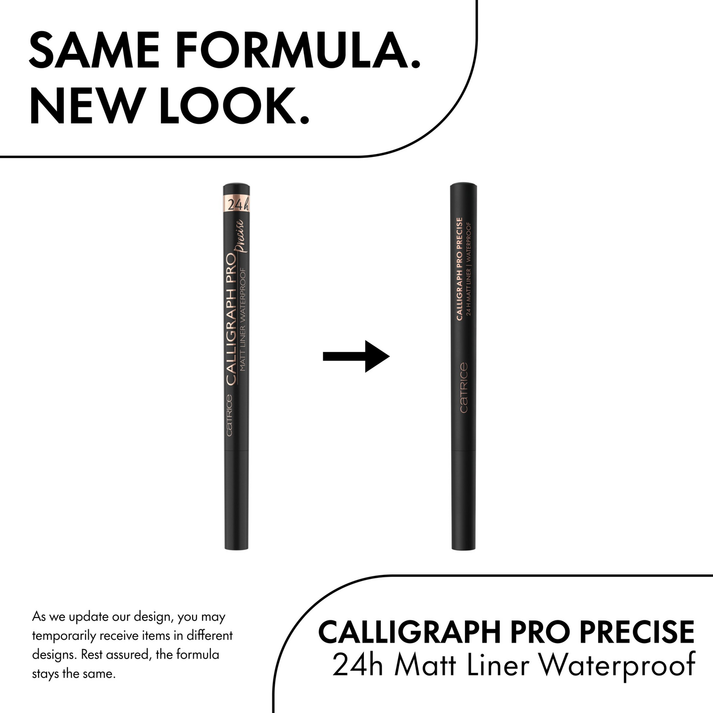 Catrice Calligraph Pro Precise 24h Matt Liner vedenkestävä silmänrajaus 010 Intense Black Waterproof