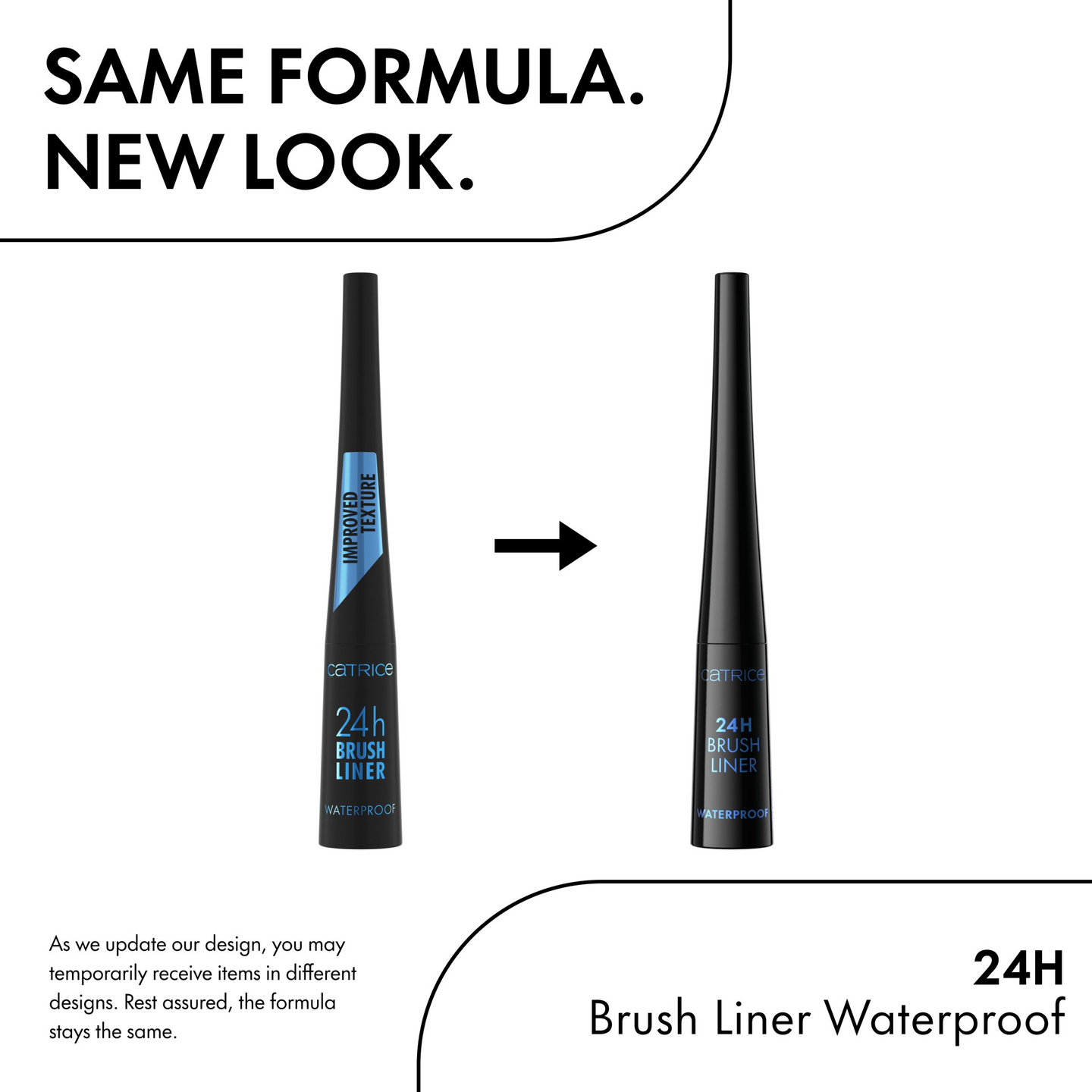 Catrice 24h Brush Liner vedenkestävä eyeliner 010 Ultra Black