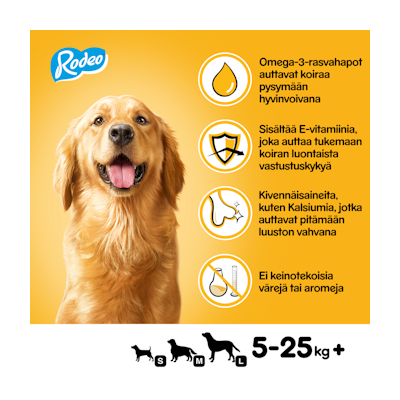 Pedigree Rodeo 123g härkää