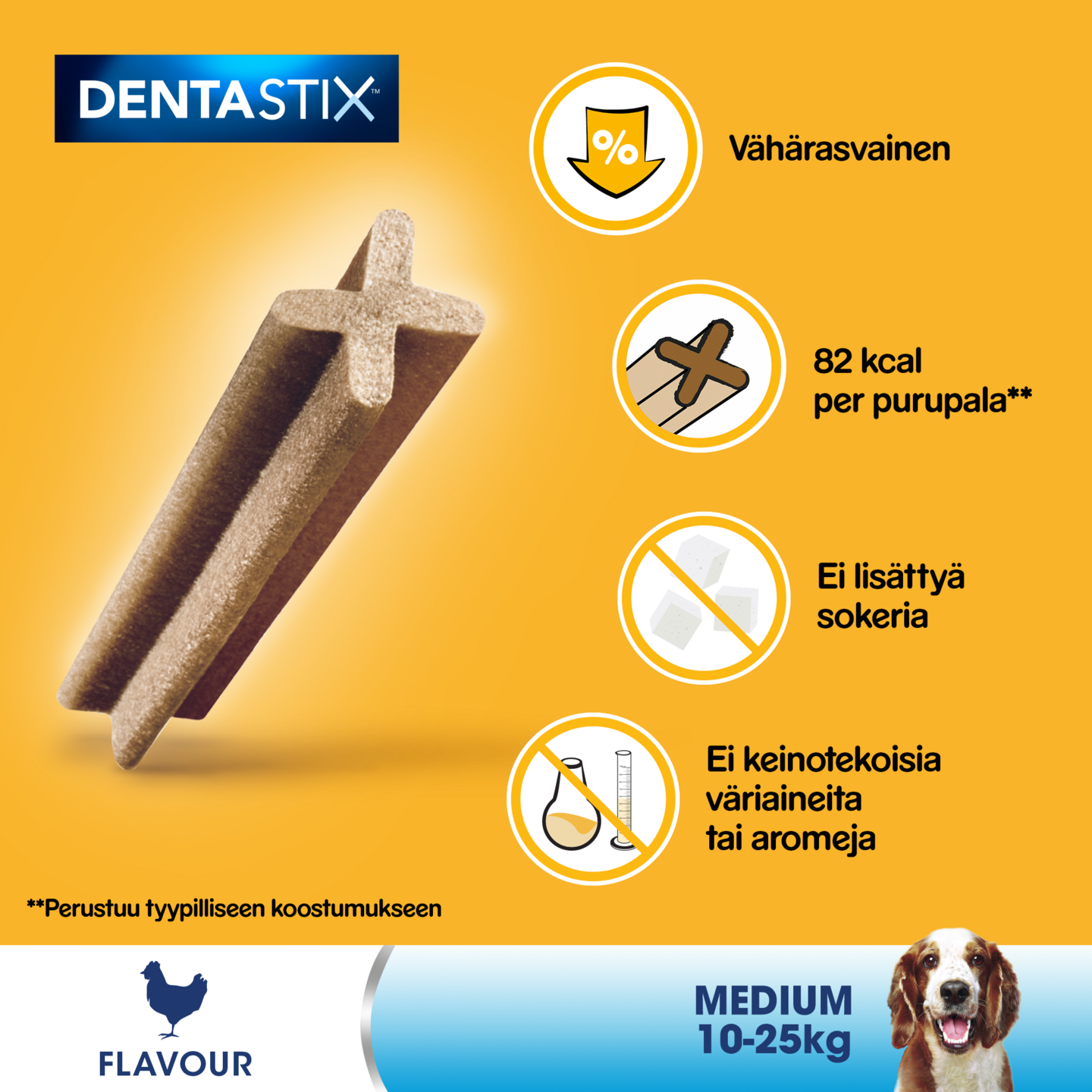 Pedigree DentaStix puruluu 180g medium