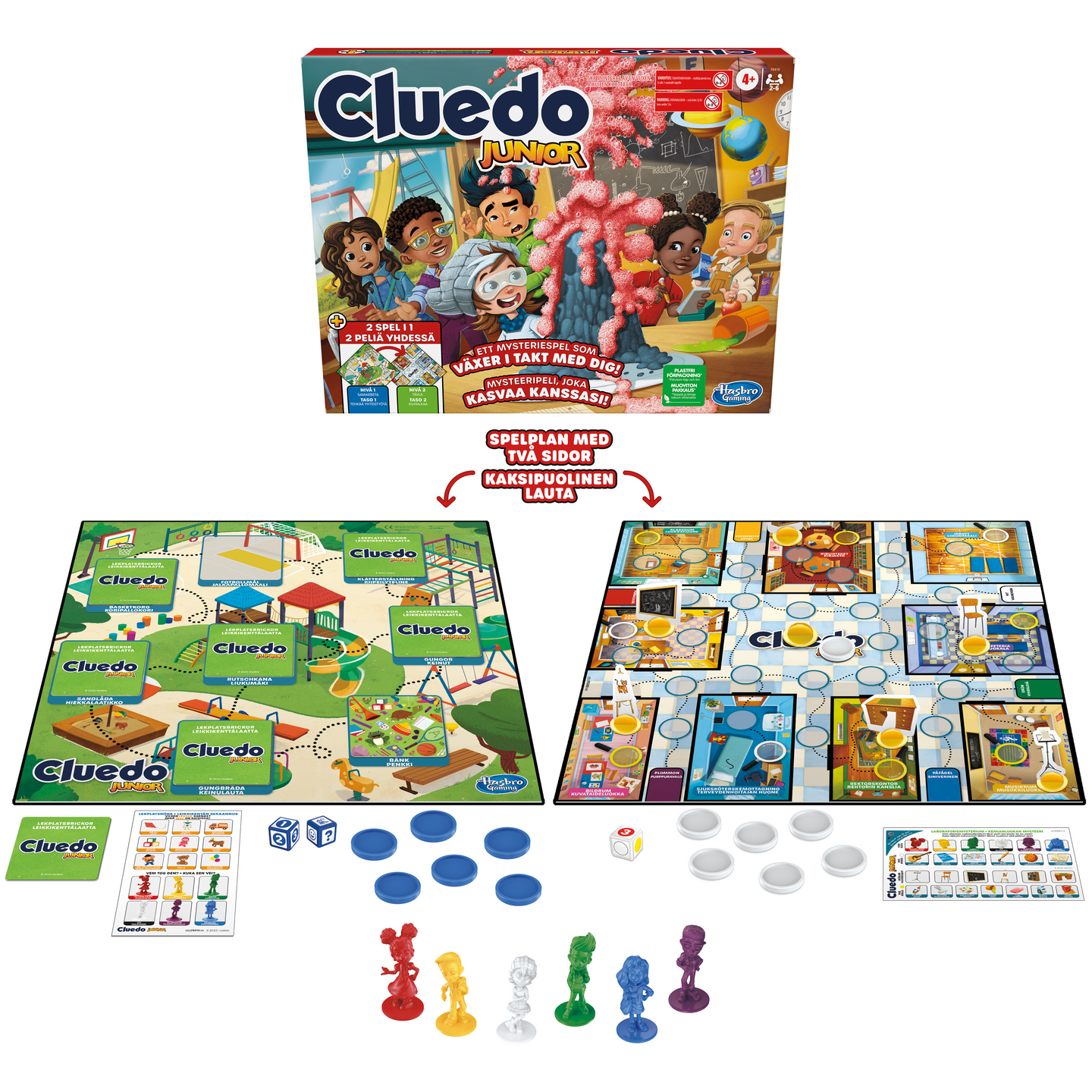 Cluedo Junior -lautapeli (FI)