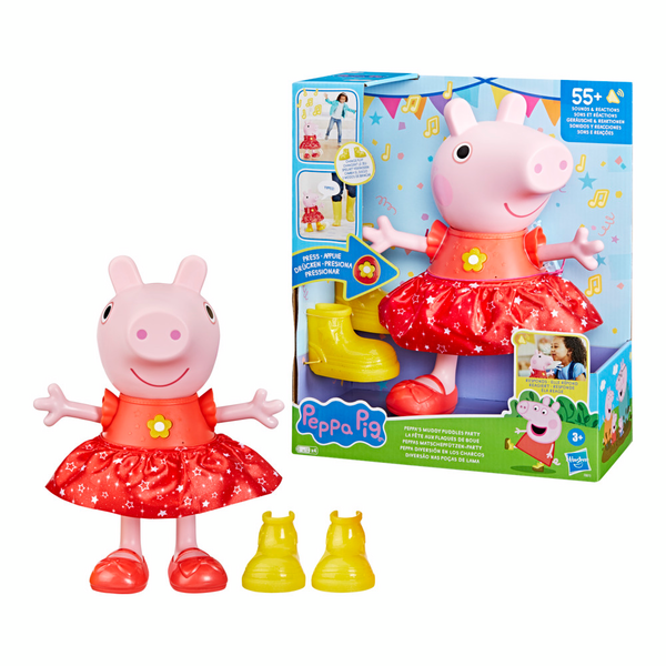 Pipsa Possu Muddy Puddles Party - interaktiivinen pipsa