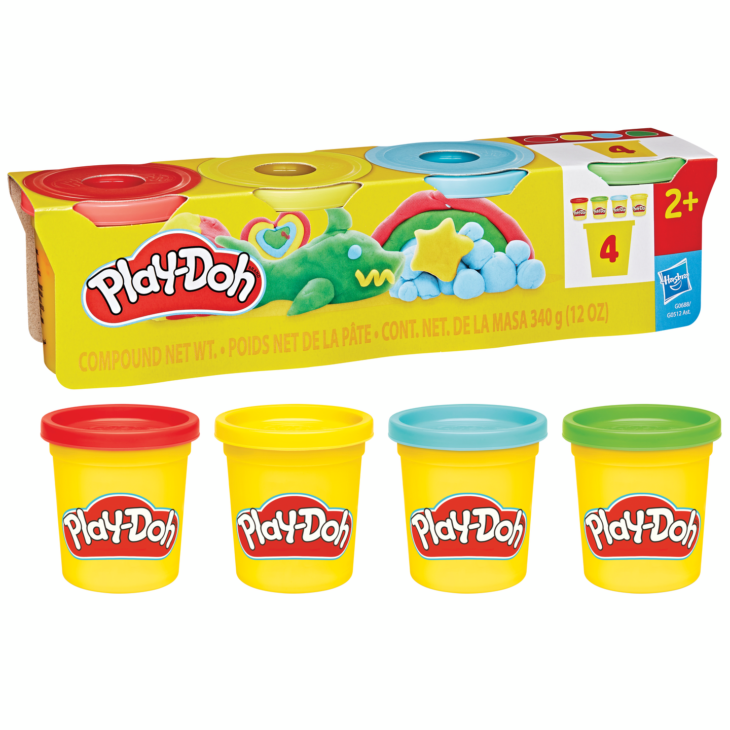 Play-Doh 4 pkt 340 g