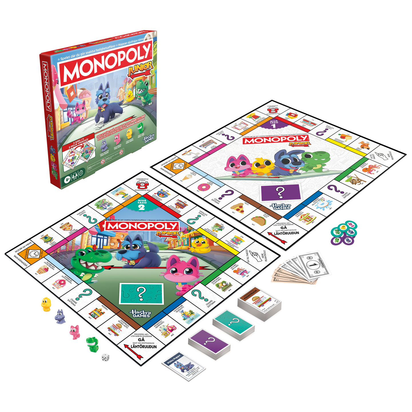 Monopoly Junior 2 In 1 Refresh SE/FI
