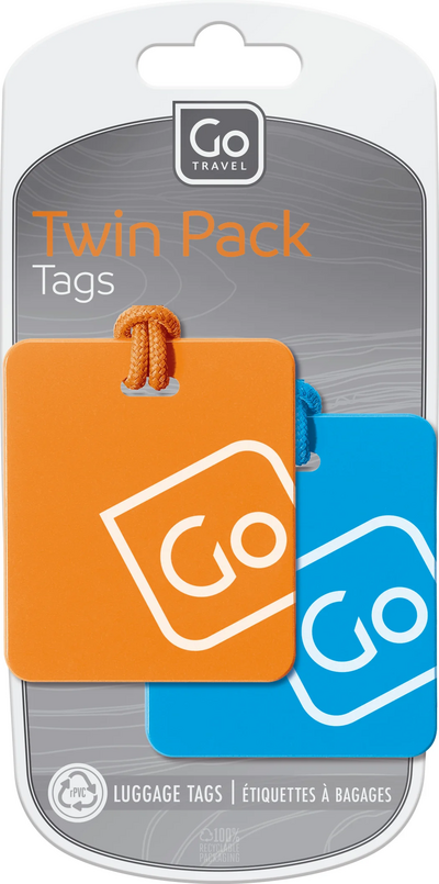 Go Travel Tag me Twin nimilaput 2 kpl