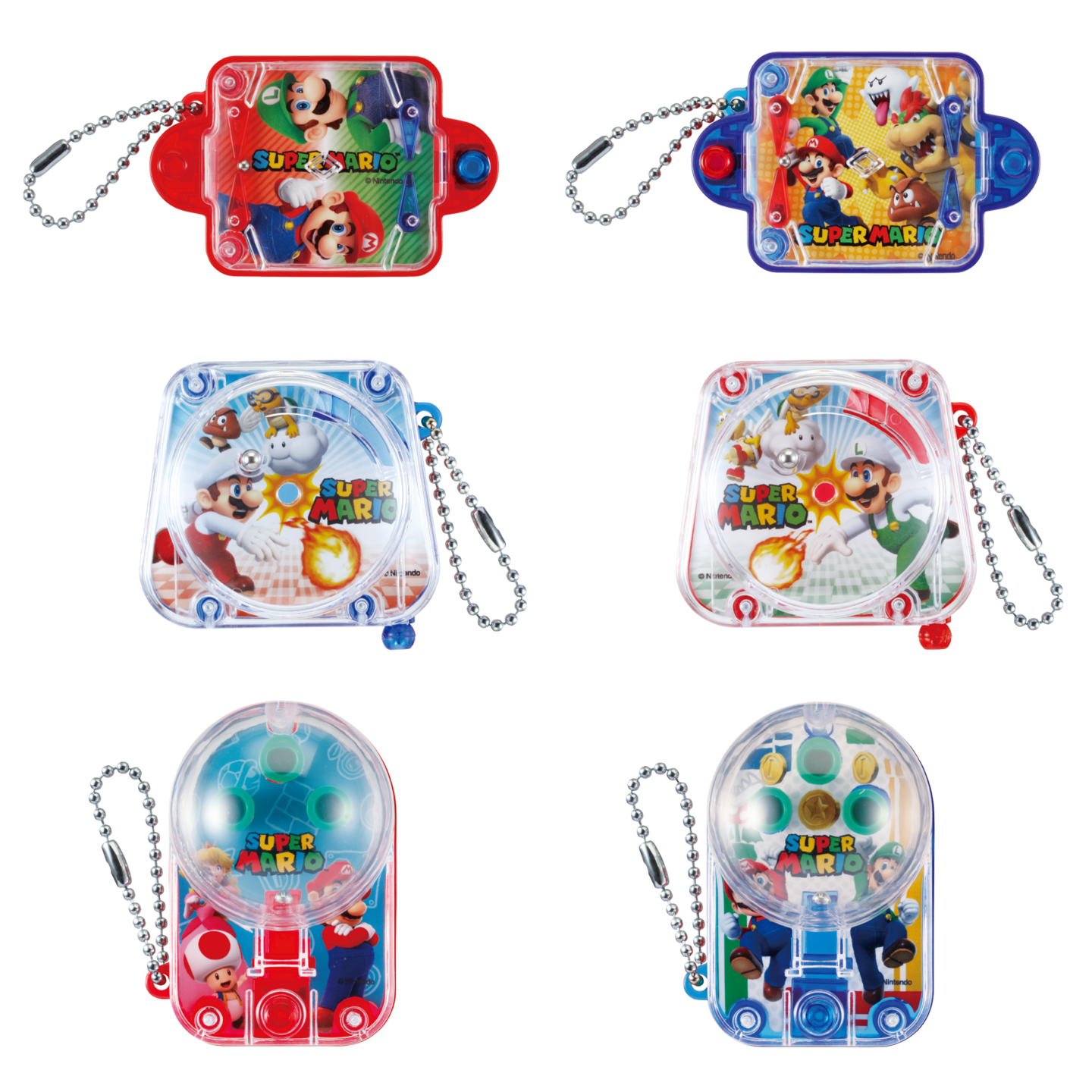 Super Mario BB Key Chain Game Series