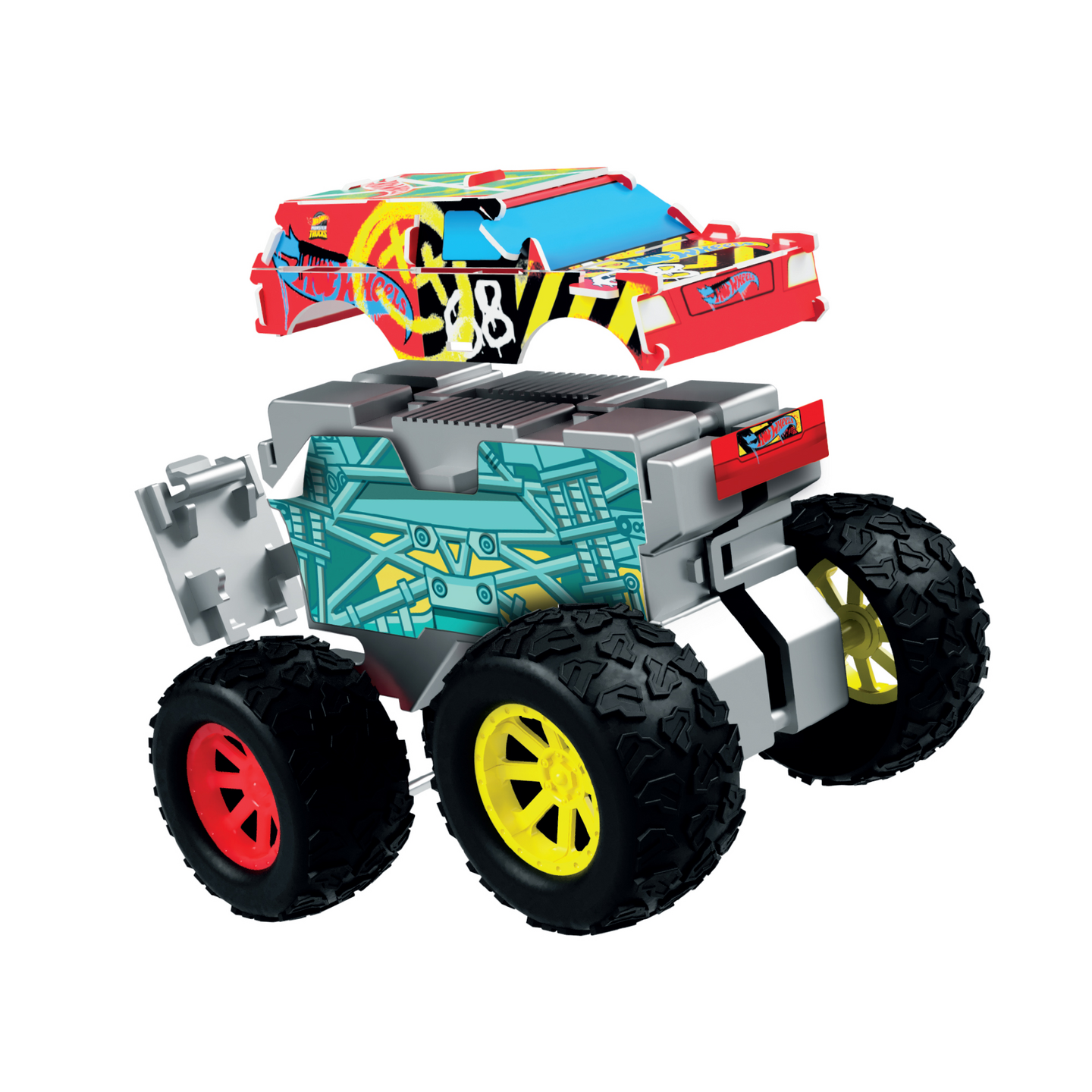 Hot Wheels Monster Truck Kit DIY lelu