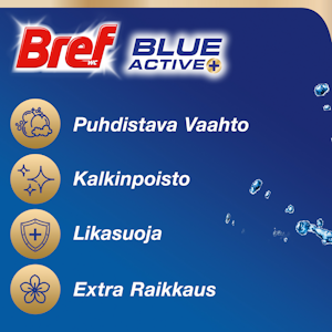 Bref Blue Active wc-raikastin 2x50g Chlorine