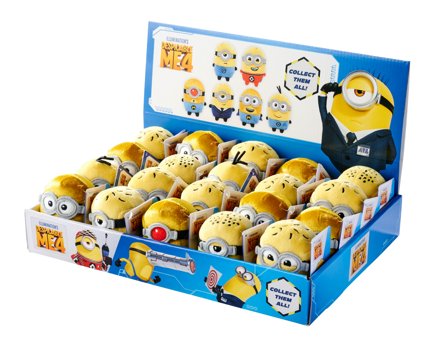Mini Minions pehmo 8 cm, lajitelma 6 erilaista