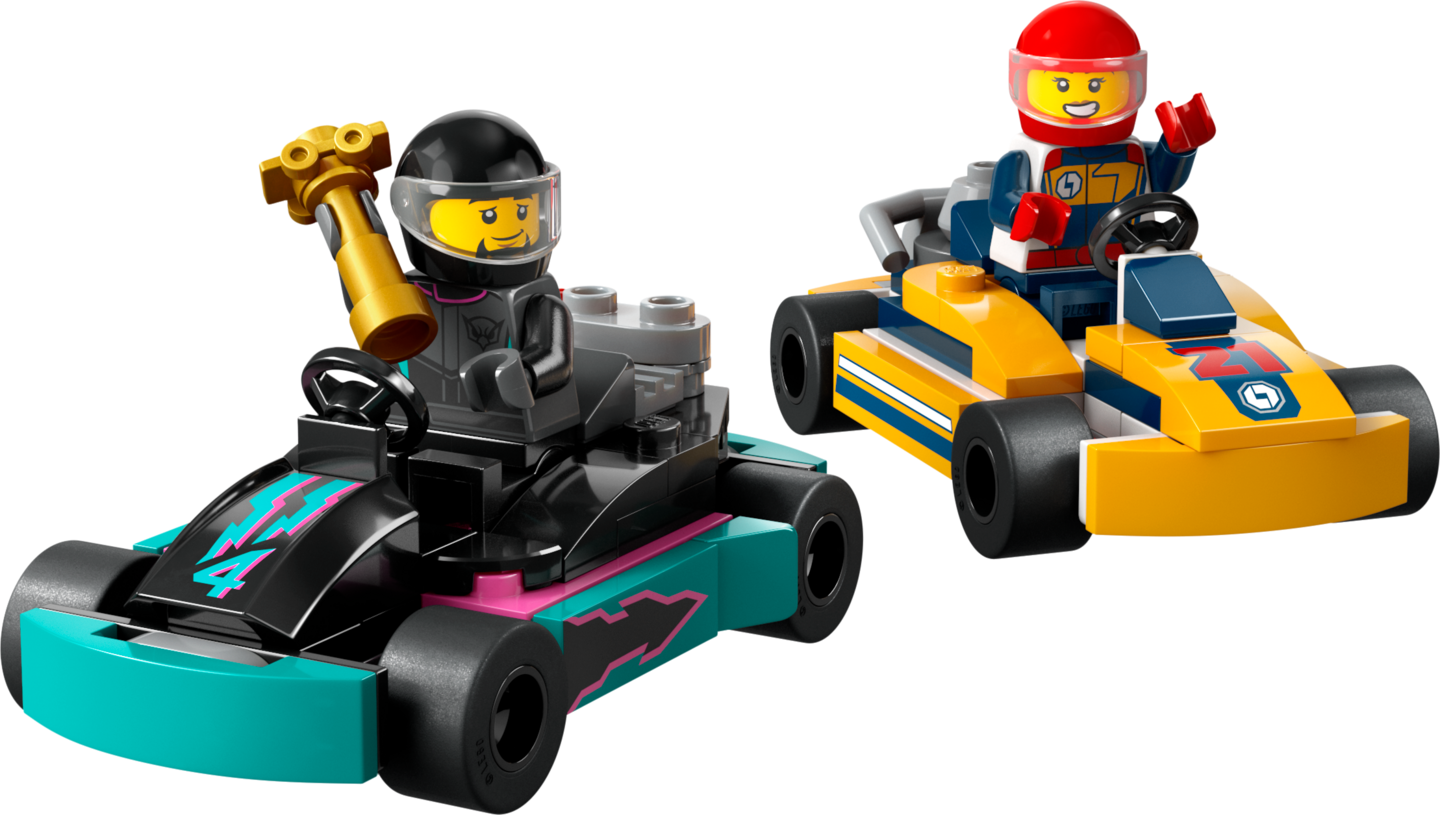 LEGO City 60400 Go-Kart-autot ja kilpakuljettajat