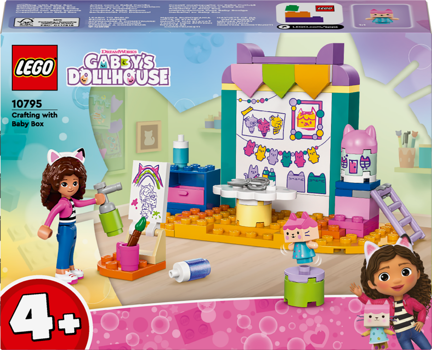 LEGO Gabbys Dollhouse 10795 Askartelua Boksivauvan kanssa
