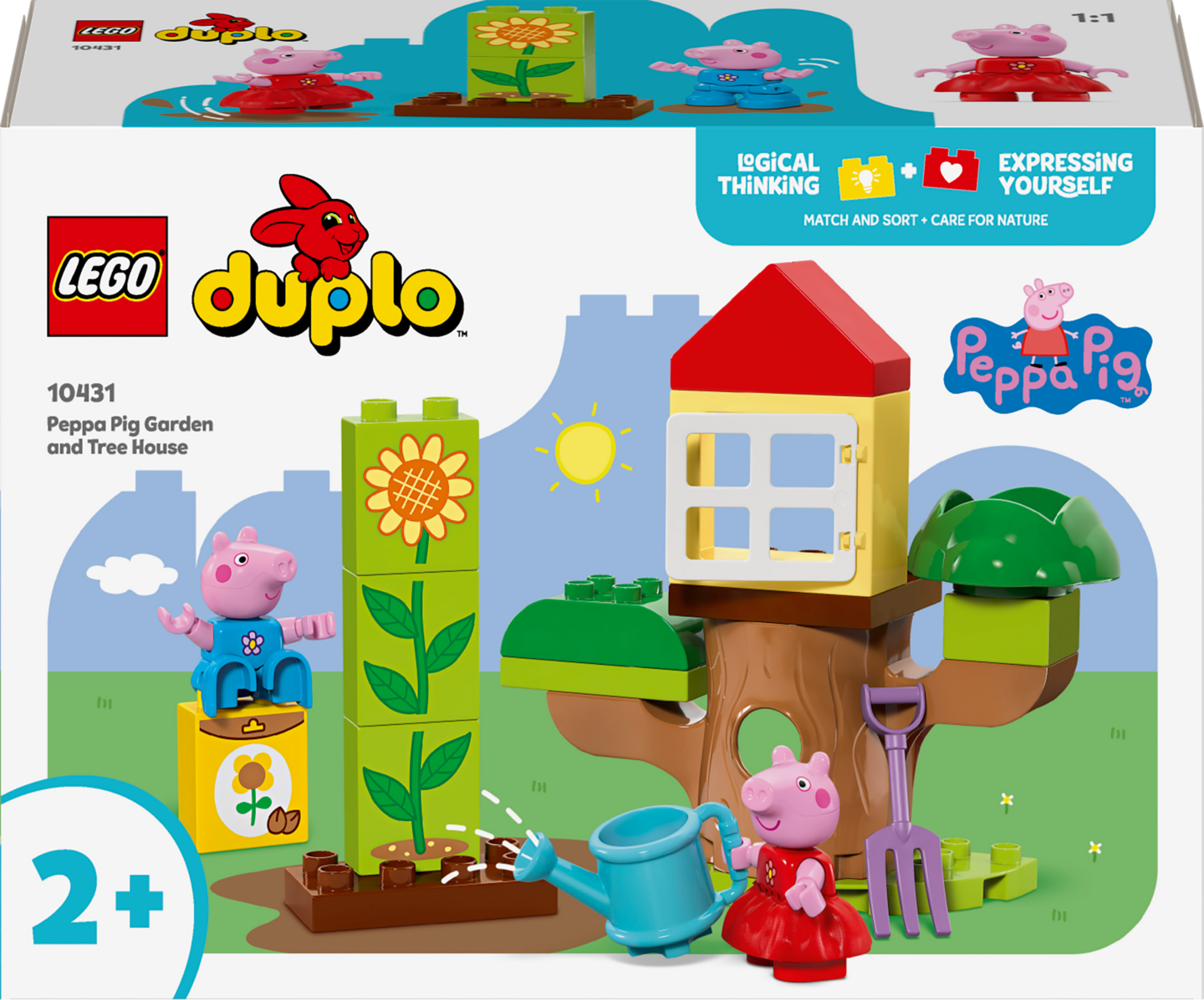 LEGO DUPLO 10431 Pipsa Possun piha ja puumaja