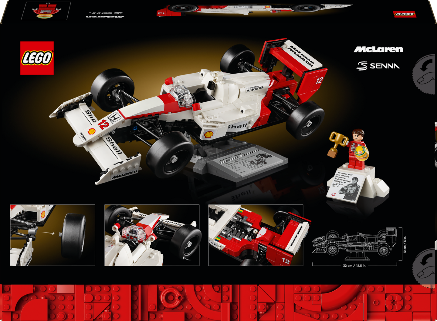 LEGO Icons 10330 McLaren MP4/4 & Ayrton Senna
