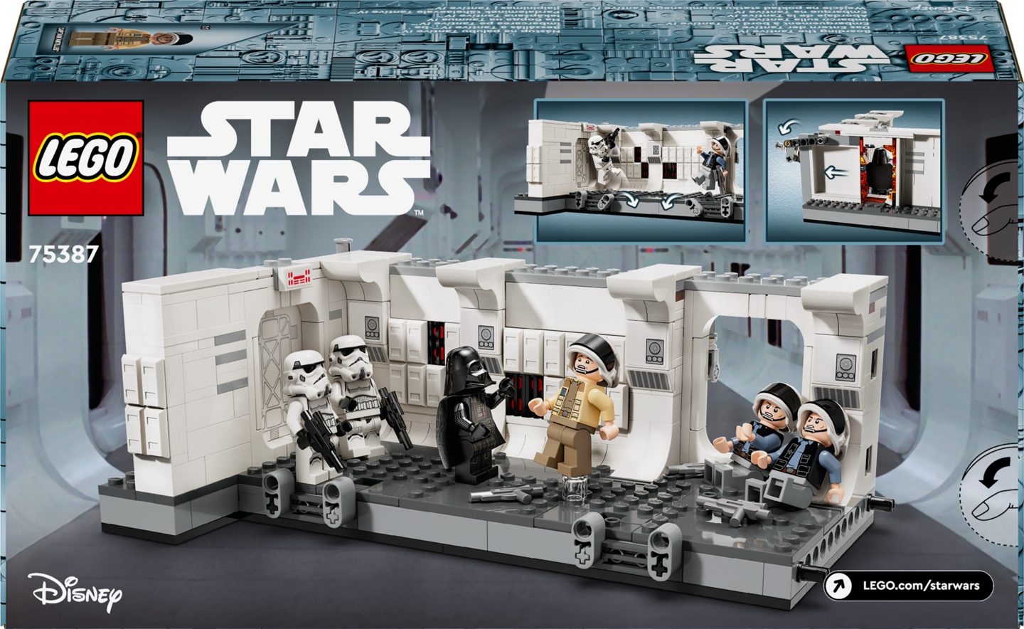LEGO Star Wars TM 75387 Astuminen Tantive IV™ ‑alukseen