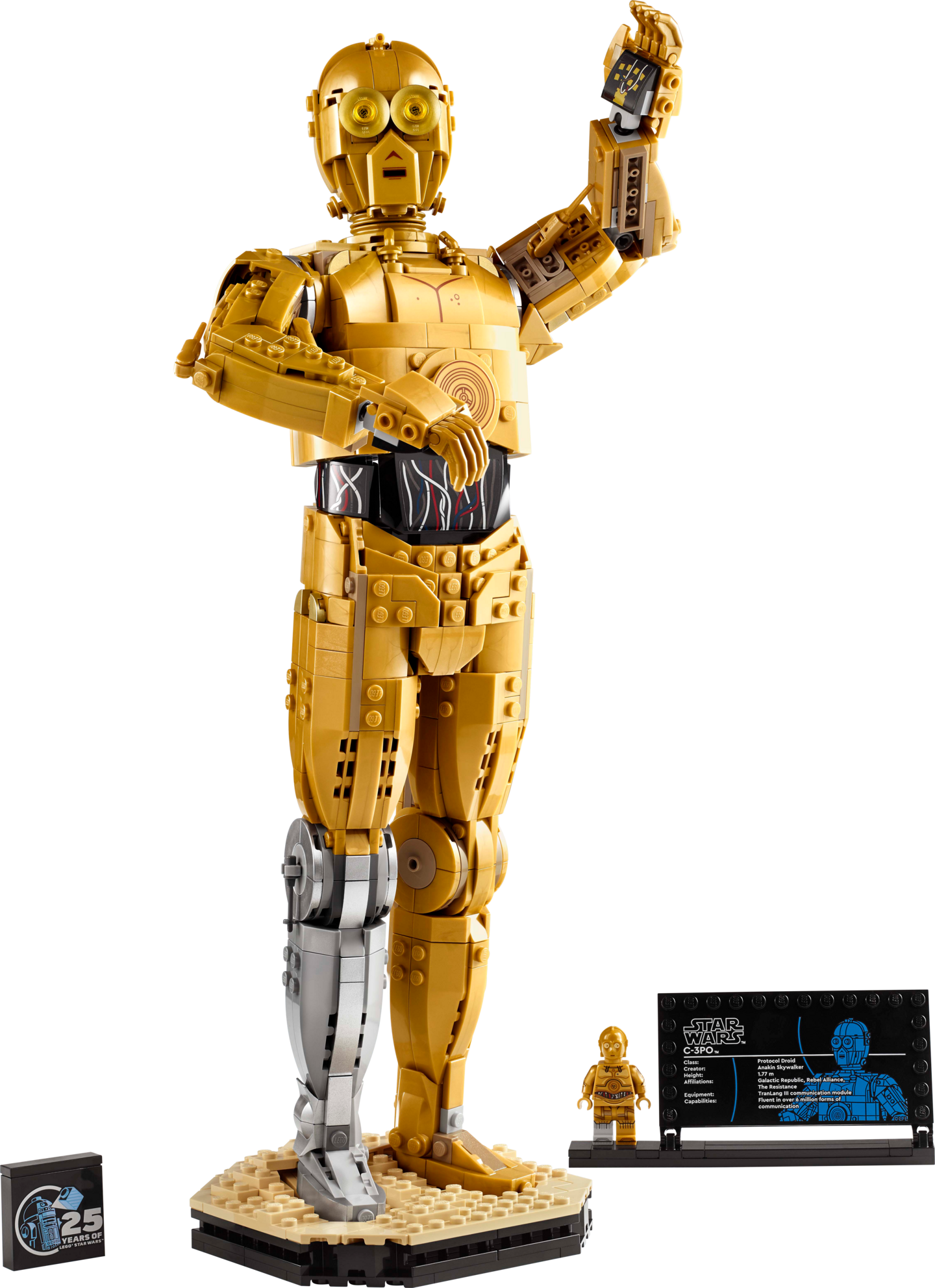 LEGO Star Wars 75398 C-3PO™ rakennettava droidihahmo