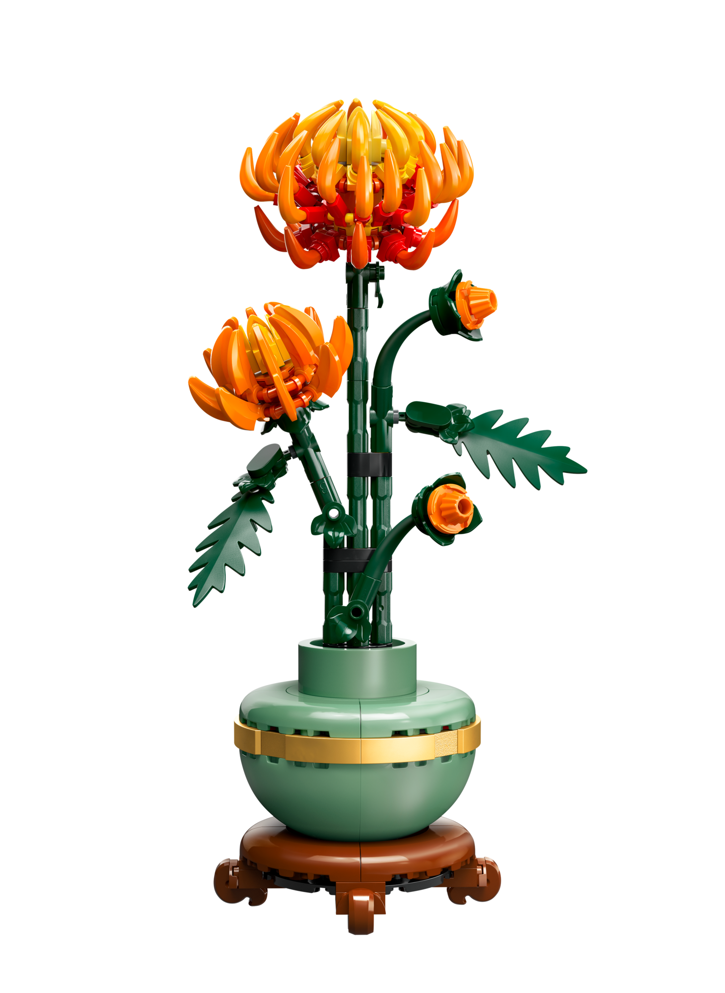 LEGO® Icons Krysanteemi kukkakoristeen rakennussetti 10368
