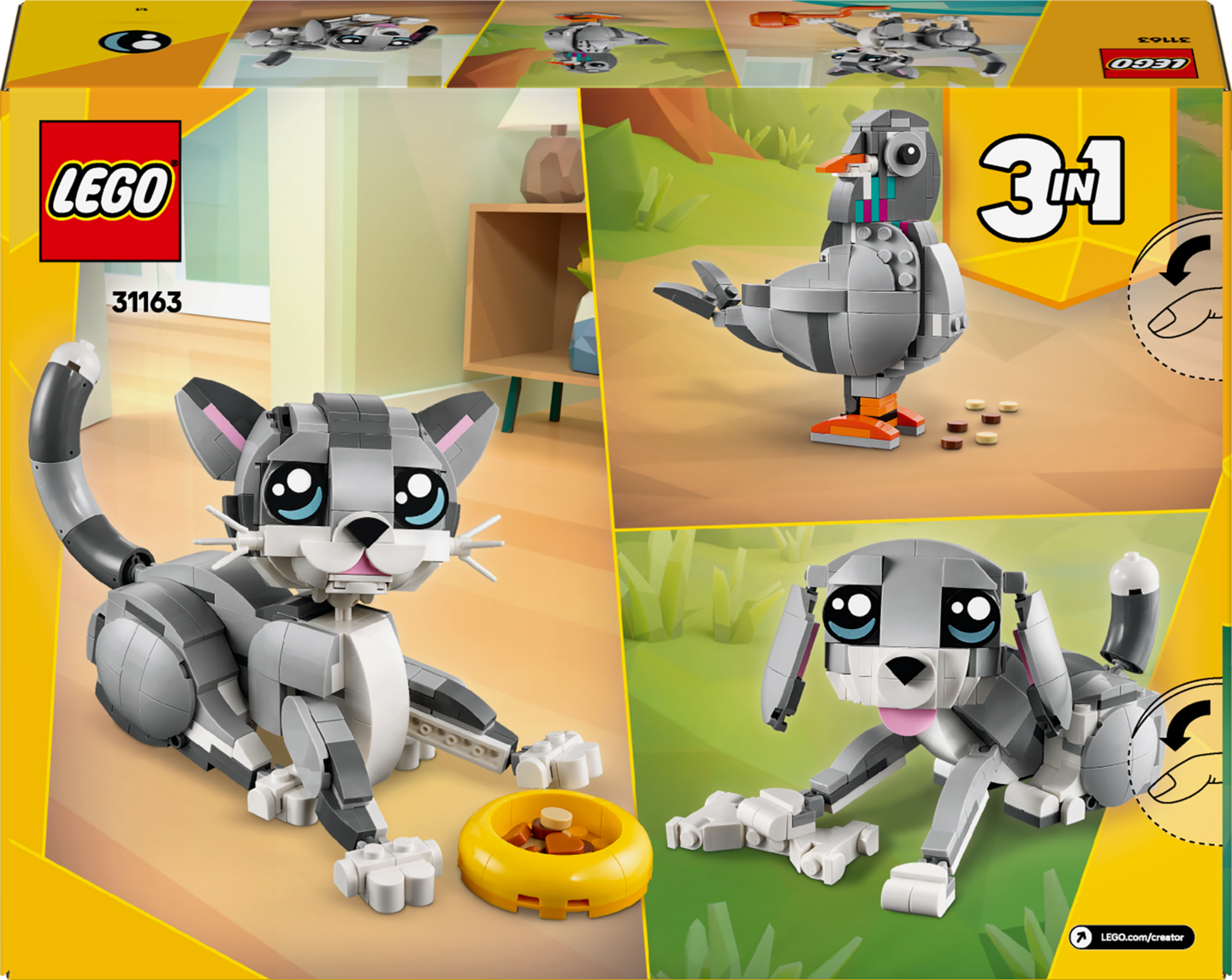 LEGO Creator 31163 Leikkisä kissa