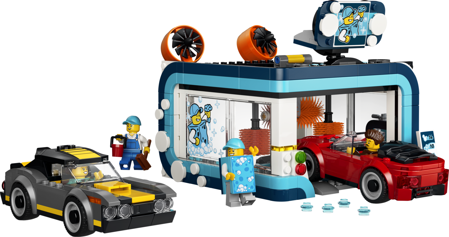 LEGO City 60497 Läpiajettava autopesula