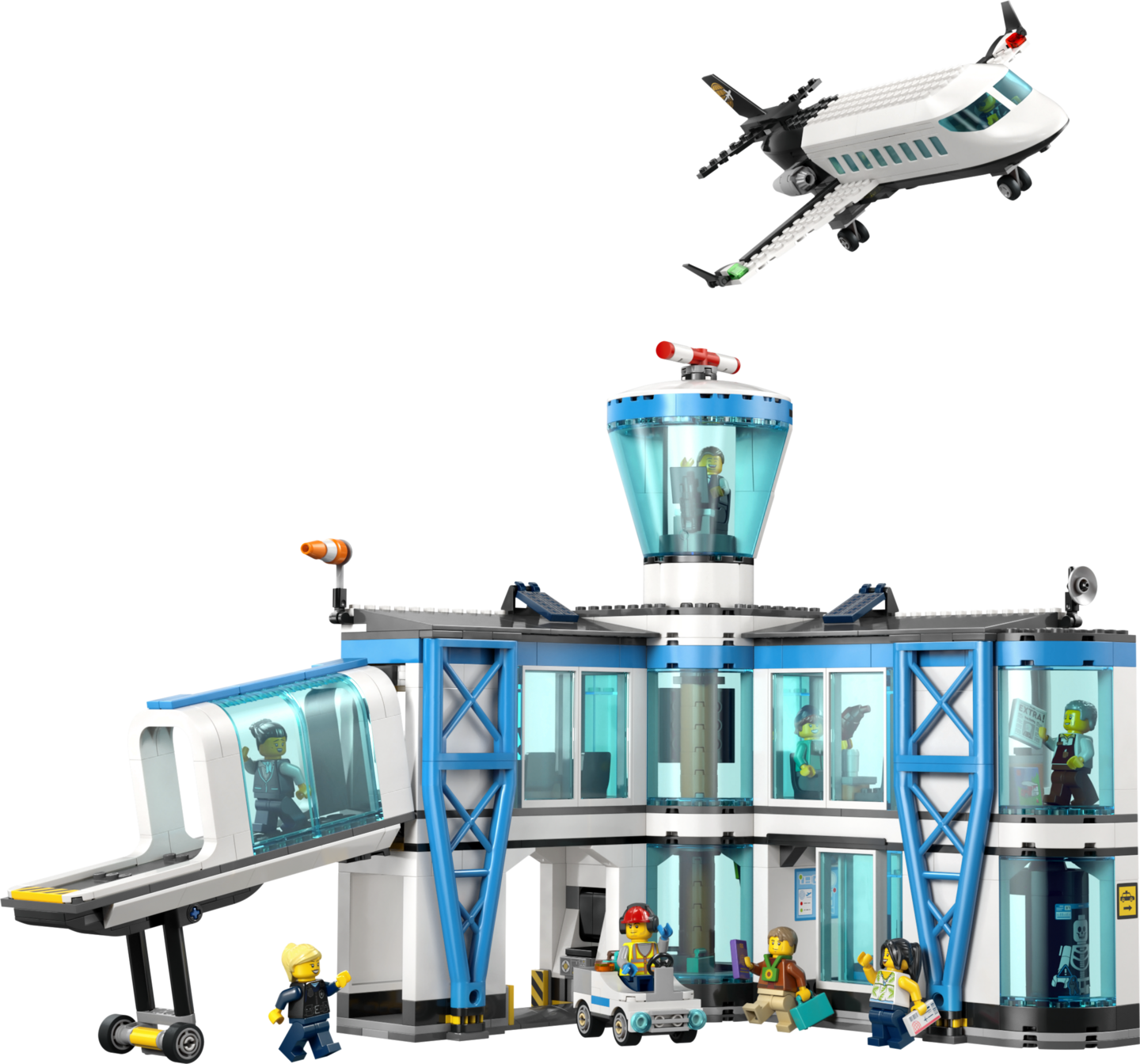 LEGO City 60502 Lentokenttä ja lentokone