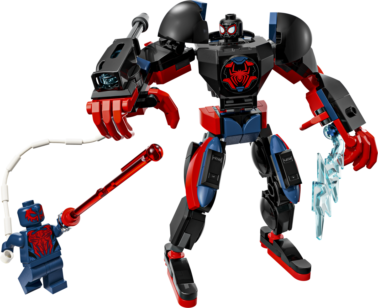LEGO Marvel 76337 Miles Moralesin robotti vastaan Spider-Man 2099 –