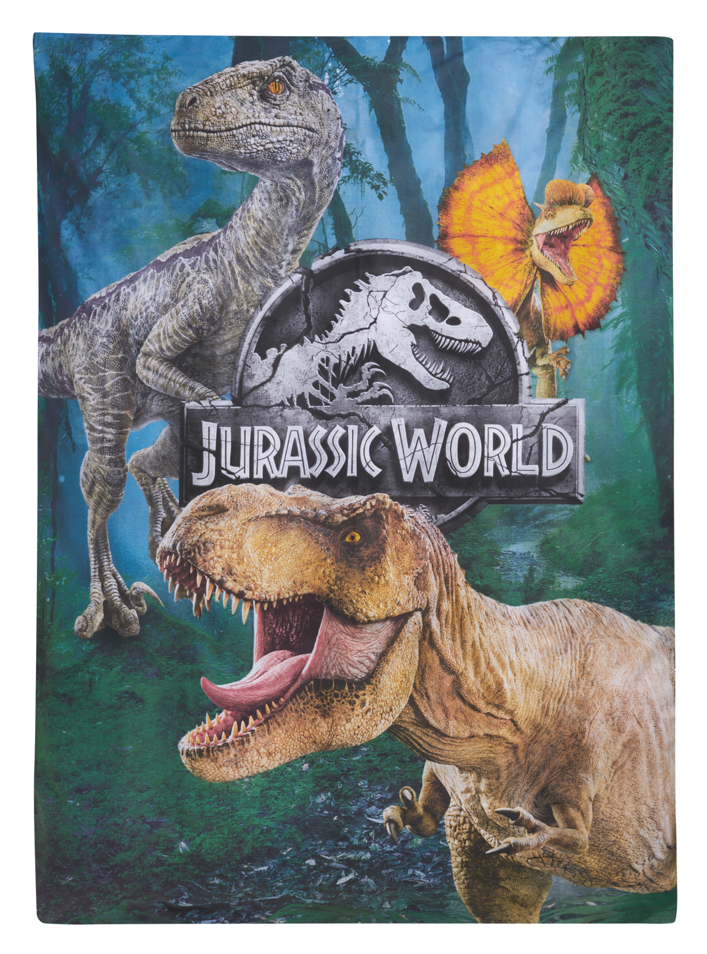 Jurassic World pussilakanasetti 150x210 cm