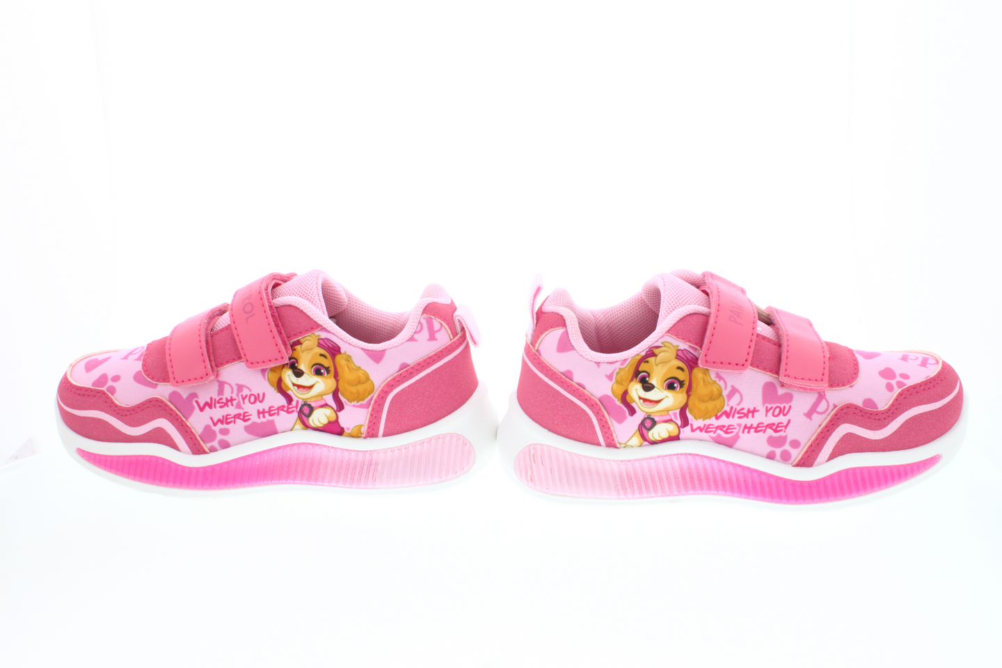 Ryhmä Hau lasten valolenkkarit pinkki