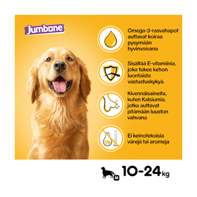 Pedigree Jumbone 180g M härkä