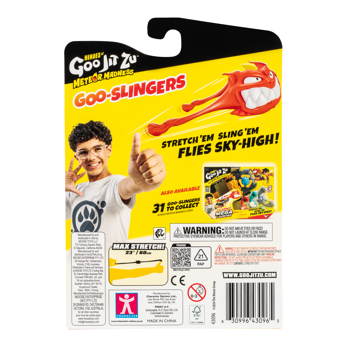 Goo Jit Zu Meteor Madness Slingers 2Pk