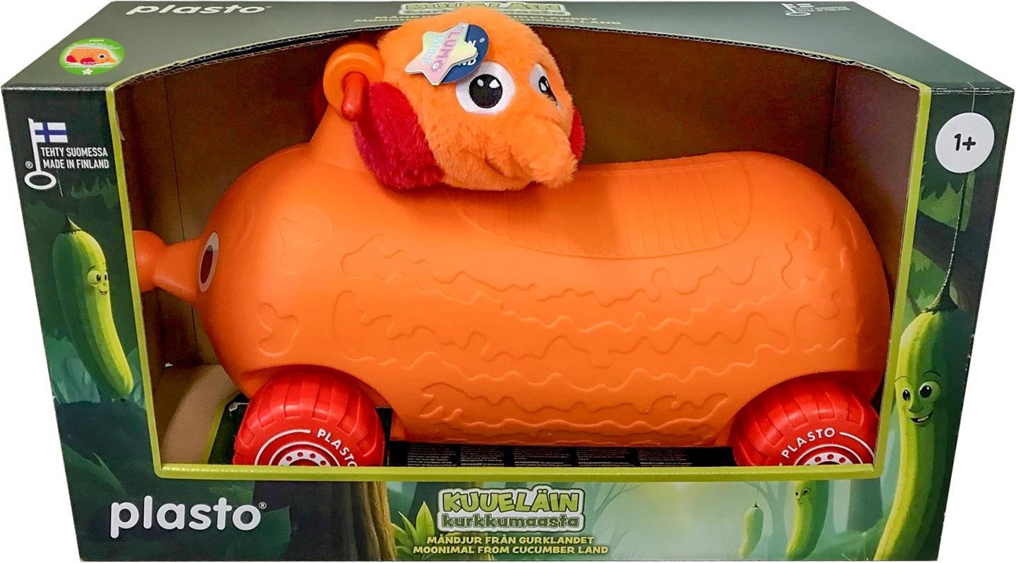Plasto Kuueläin Kurkkumaasta ja pehmo oranssi