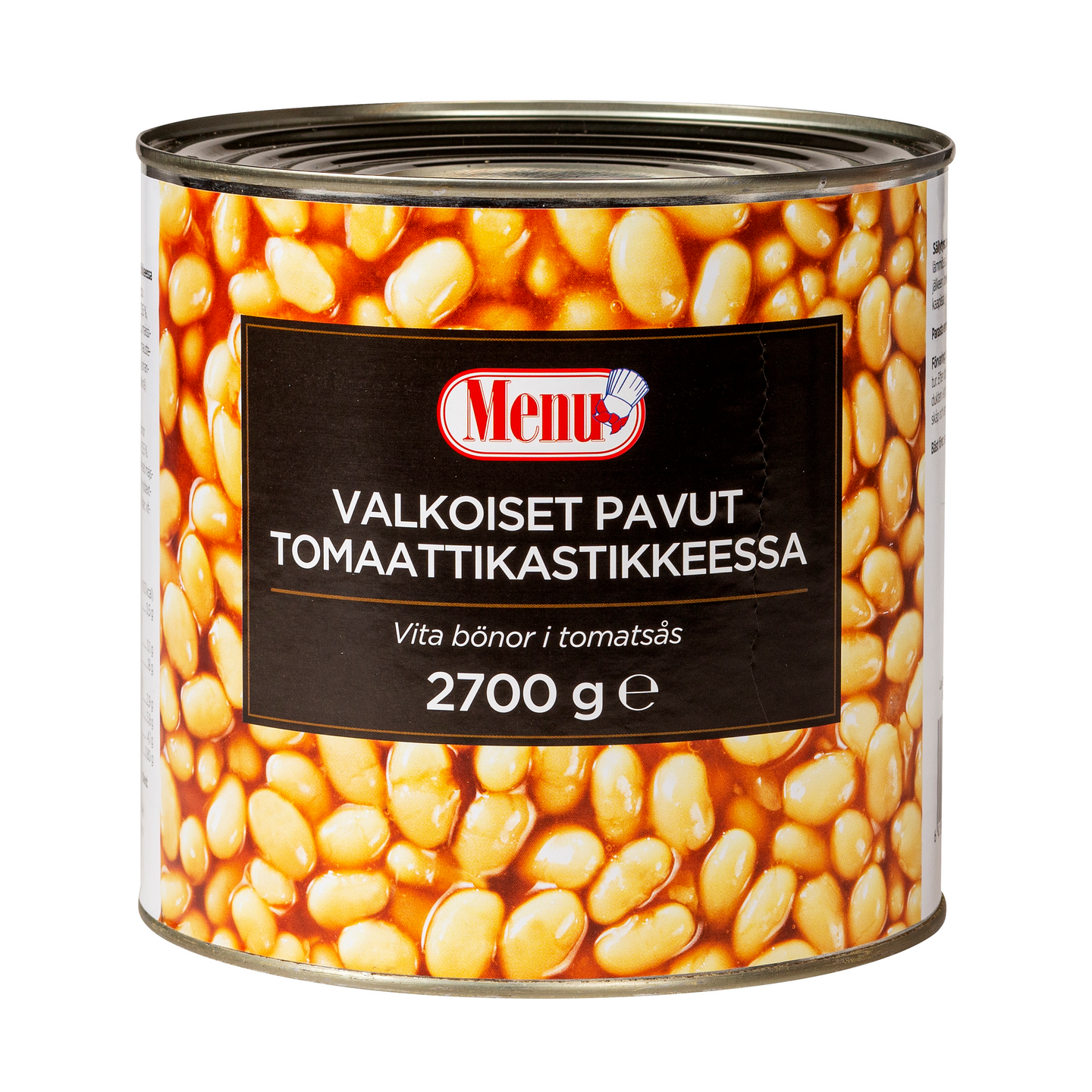 Menu valkoiset pavut tomaattikastikkeessa 2700g