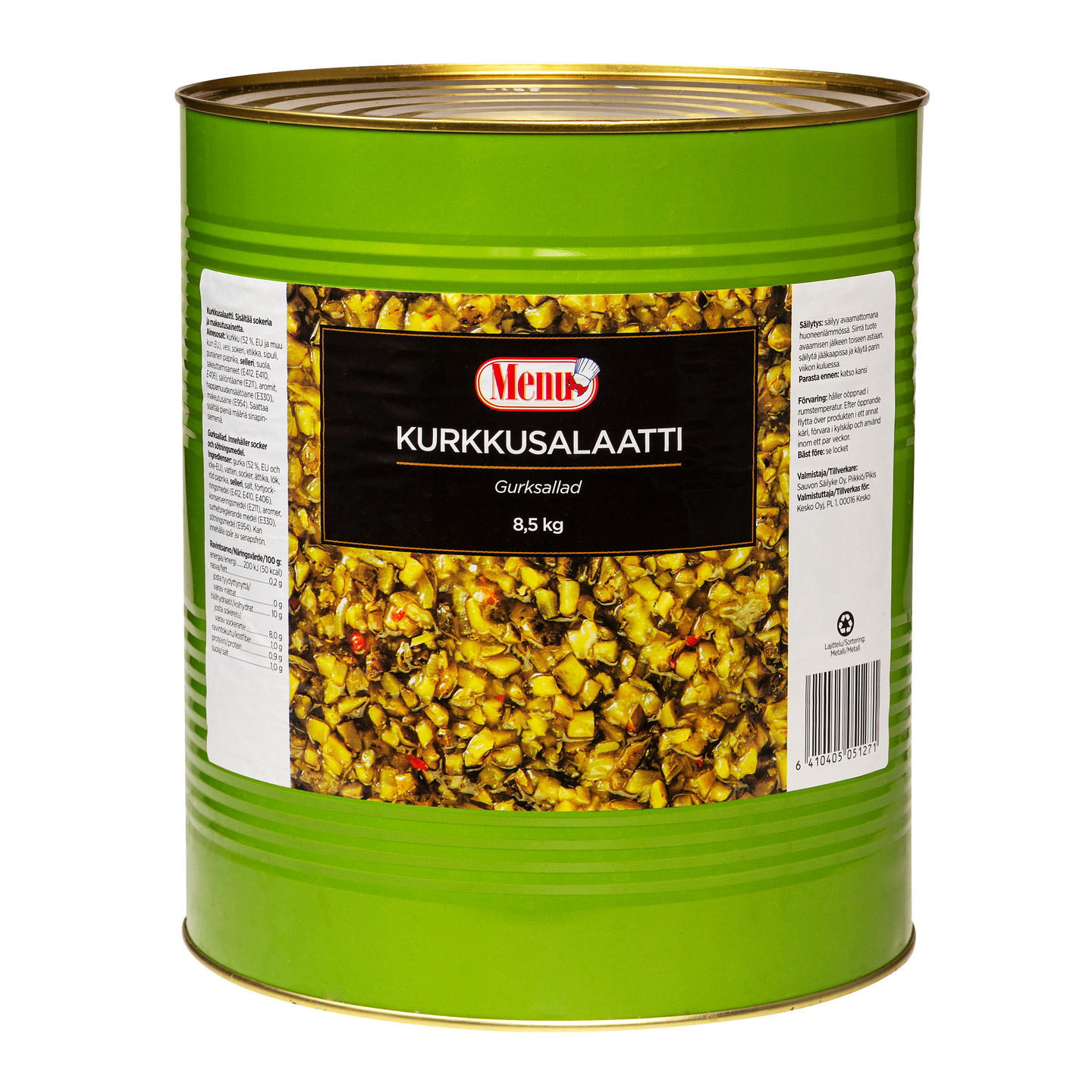 Menu kurkkusalaatti 8,5kg