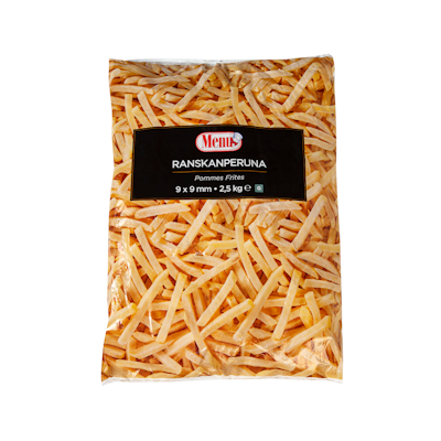 Menu ranskanperunat 9x9mm 2,5kg pakaste