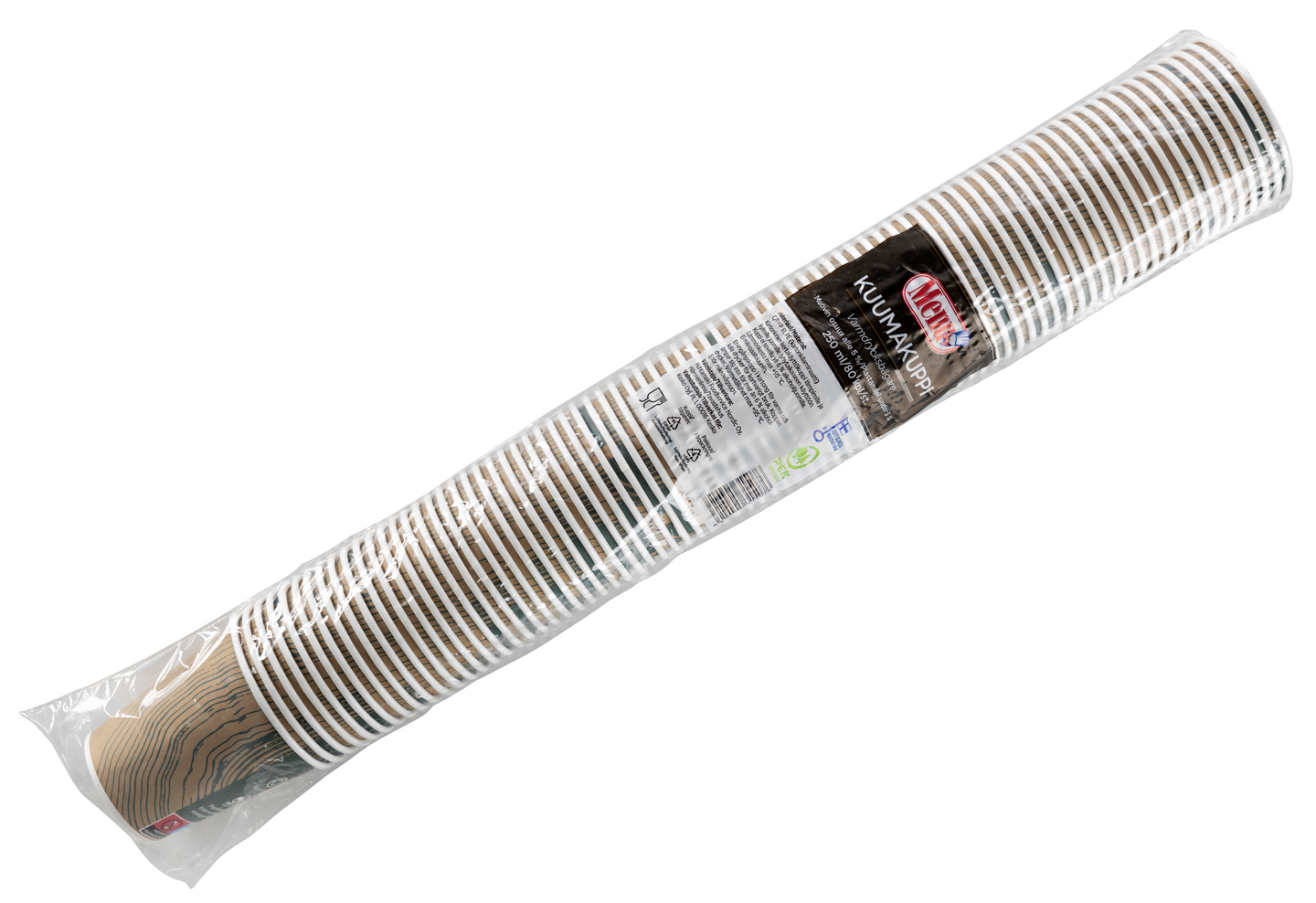 Menu kuumakuppi 250ml 80kpl Thin PE