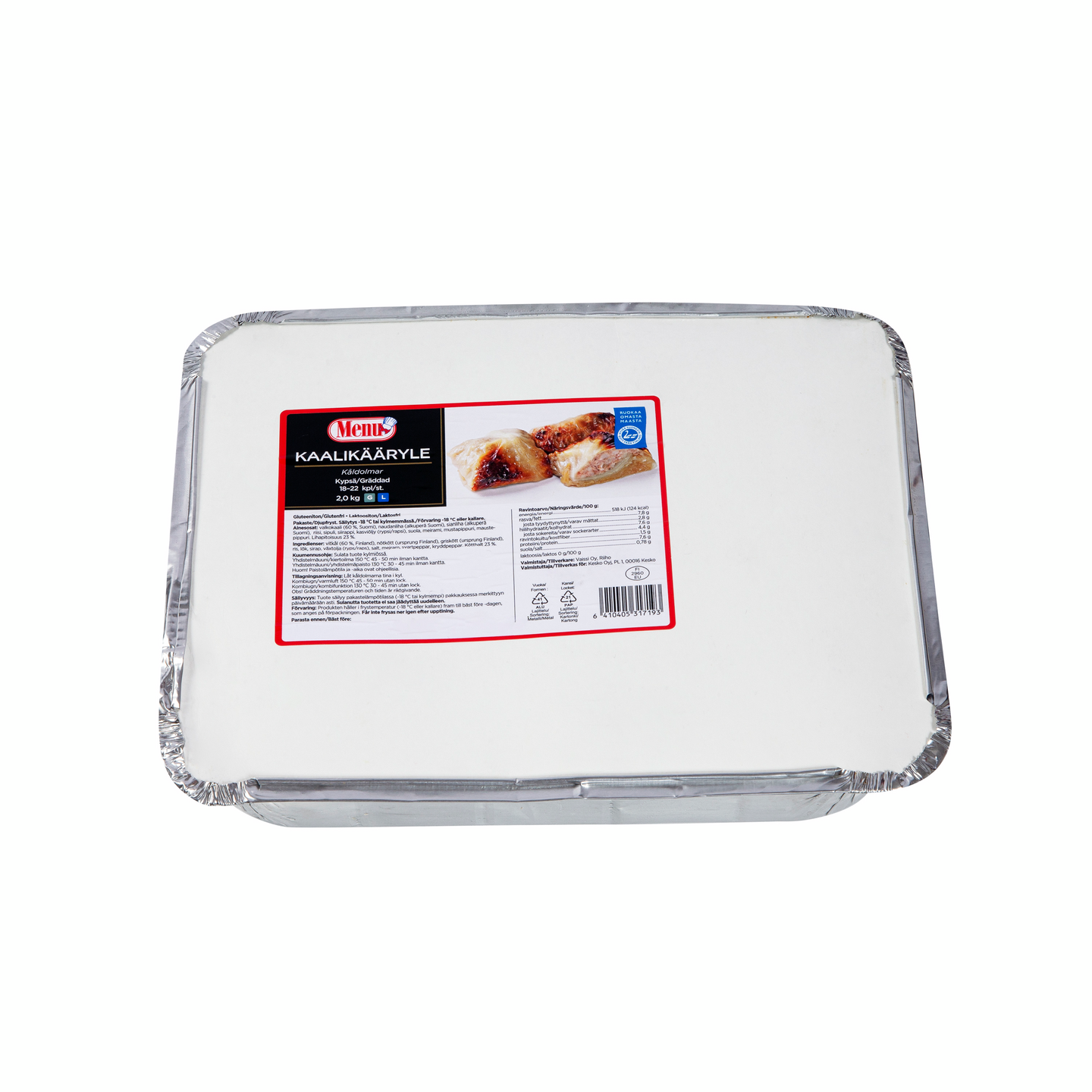 Menu kaalikääryle kypsä 18-22kpl/2kg pakaste