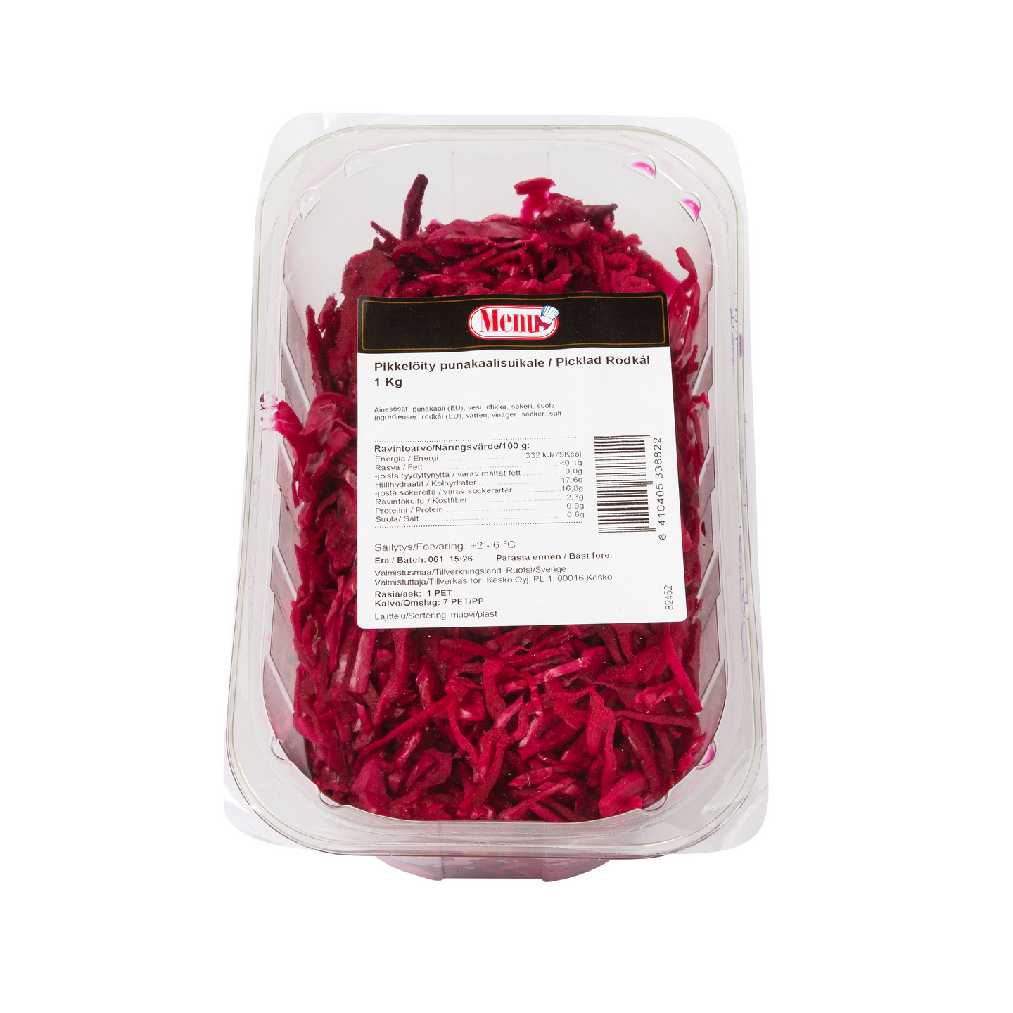 Menu pikkelöity punakaalisuikale 1kg