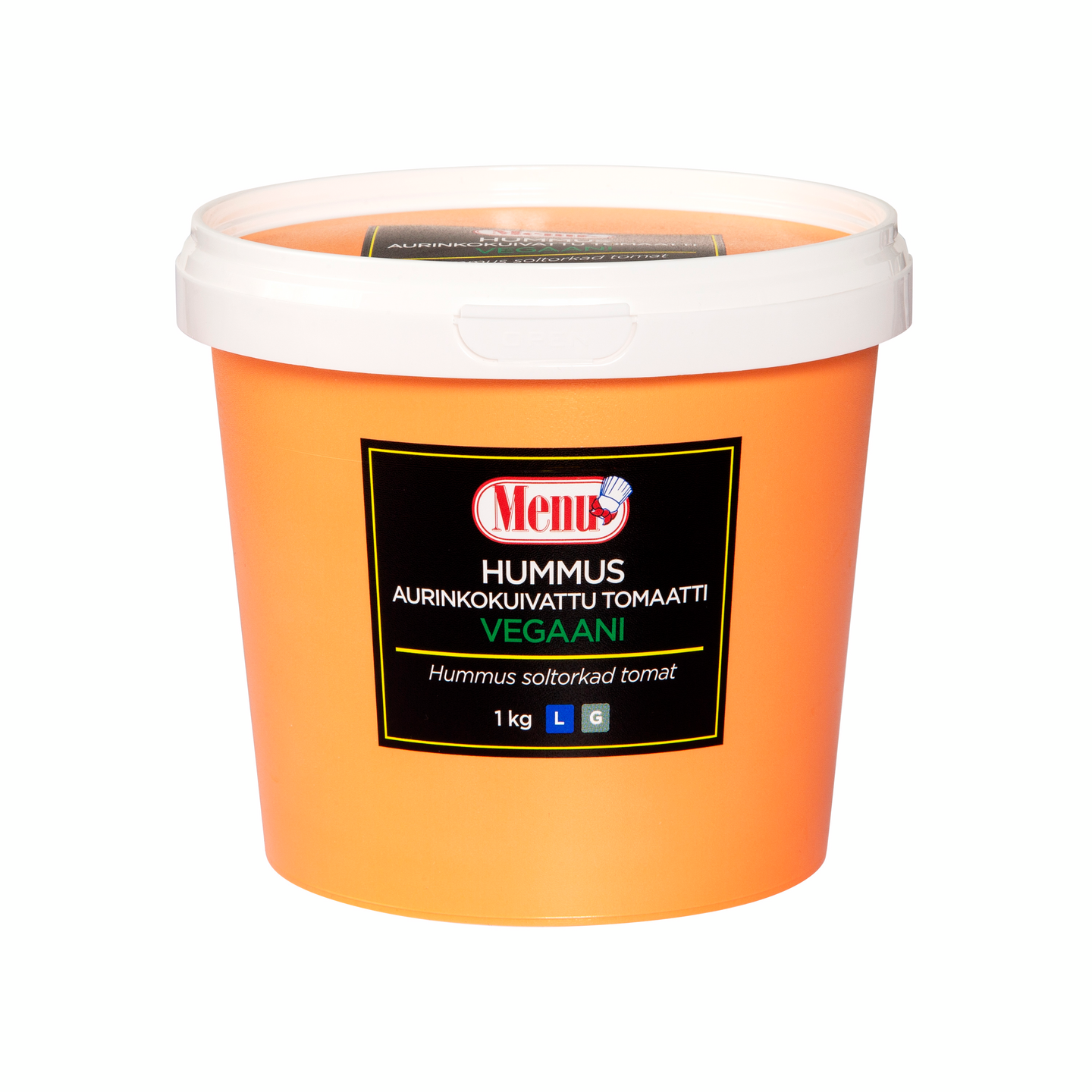 Menu hummus aurinkokuivattu tomaatti 1kg